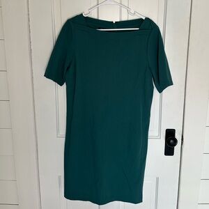 Lafayette 148 New York Teal Midi Dress